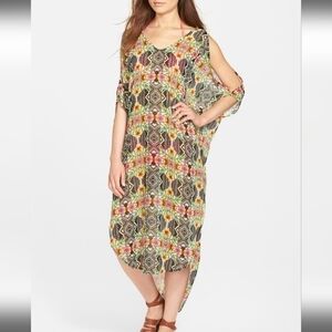 ASTR Caftan Swim Cover Up Small